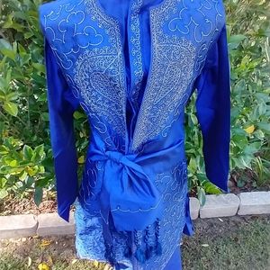 Skavij kurta Wedding Suit Dress Attire (4 Piece Set)